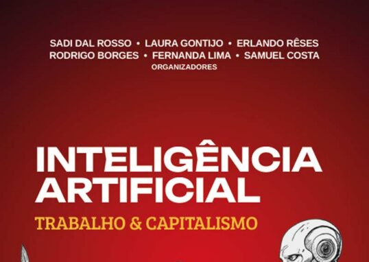 capa do livro Inteligência Artificial capitalismo e trabalho