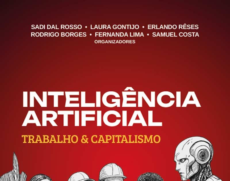 capa do livro Inteligência Artificial capitalismo e trabalho